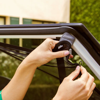 magnetic stretch to fit sun shade