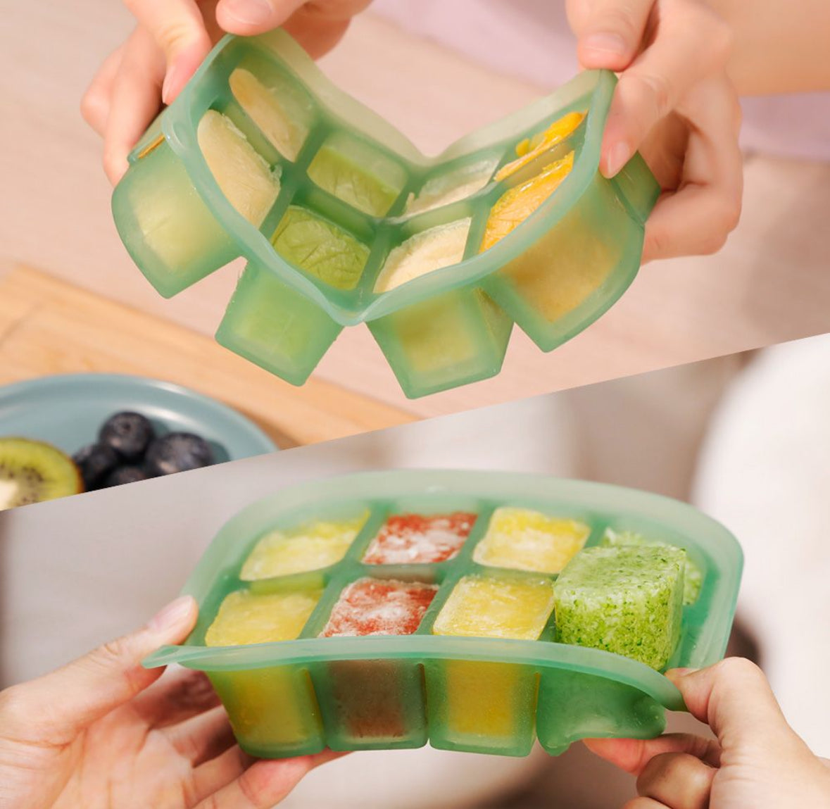 Easy-freeze 8 compartments tray