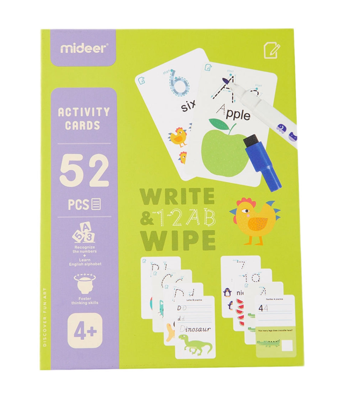 Write & wipe cards - ABC / 123