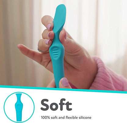 Diaper cream soft silicone brush