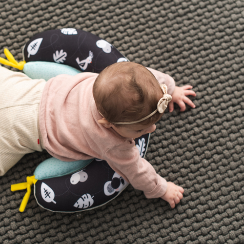 2 in 1 Tummy time pillow