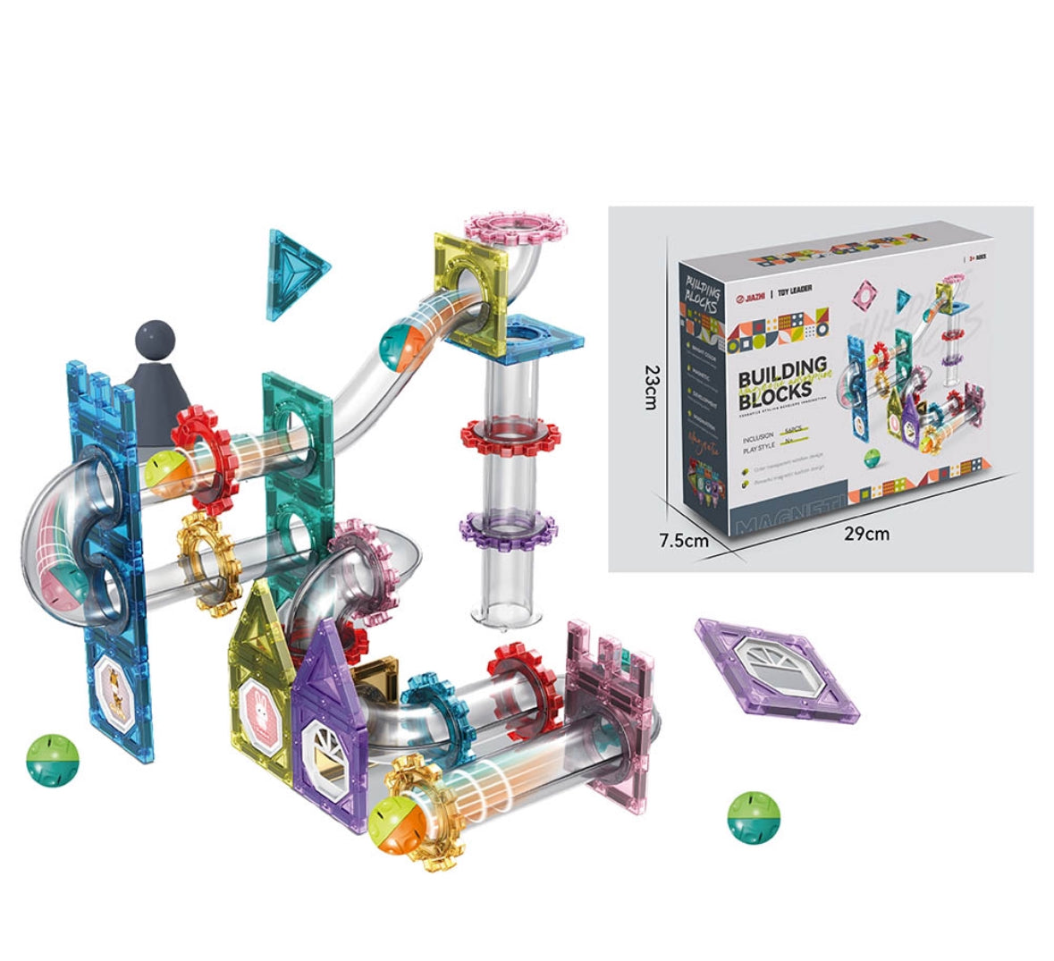 Magnetic Building blocks (56 pieces)