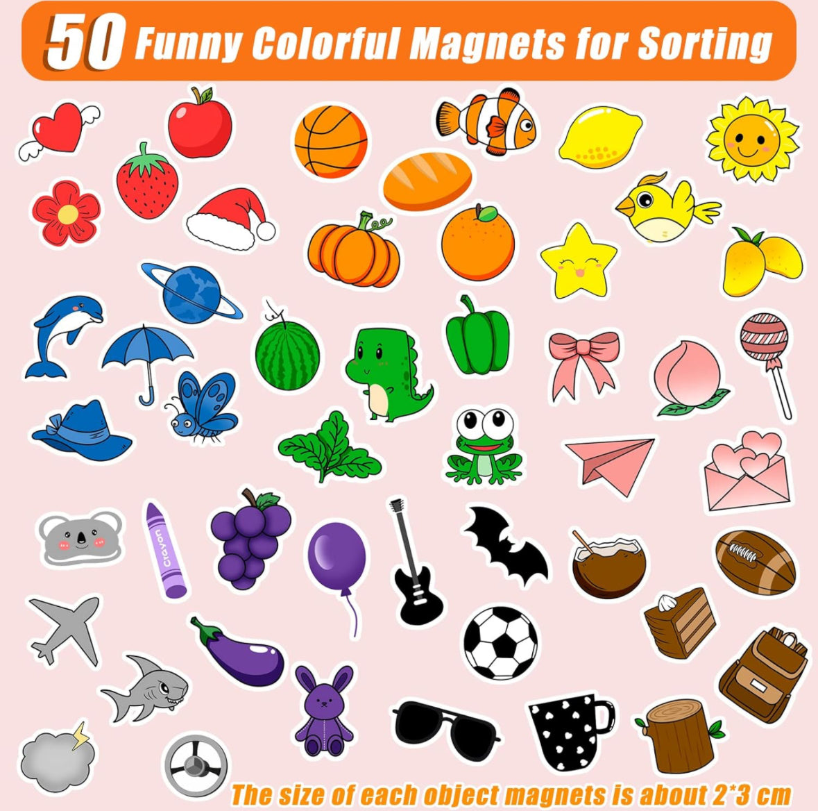 Magnetic Shapes Color Sorting Set