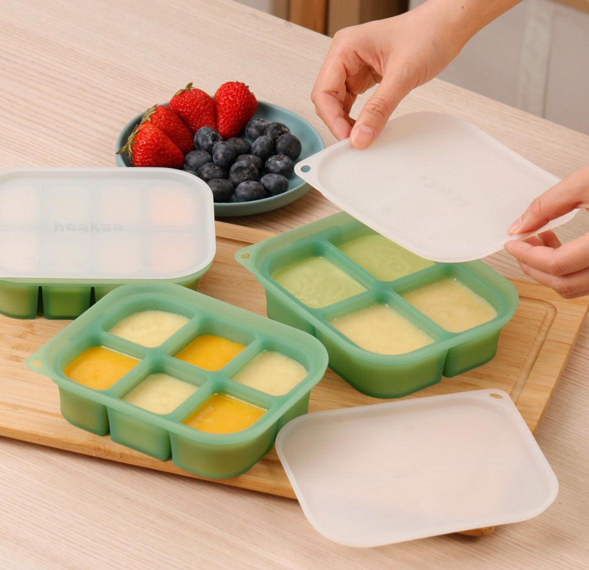 Easy-freeze 8 compartments tray