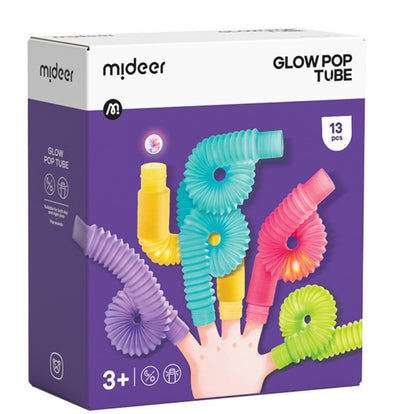 Glow pop tubes