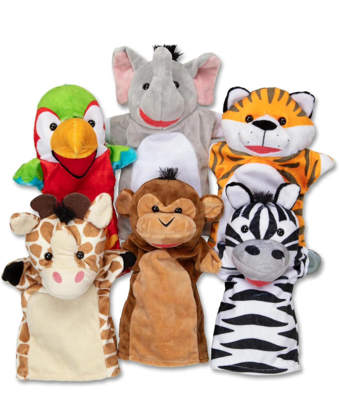 Safari Buddies Hand Puppets