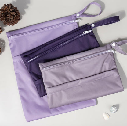 Wet / dry bags - purple (3 pcs )