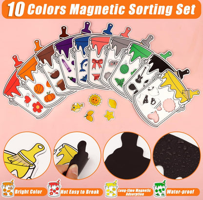 Magnetic Shapes Color Sorting Set