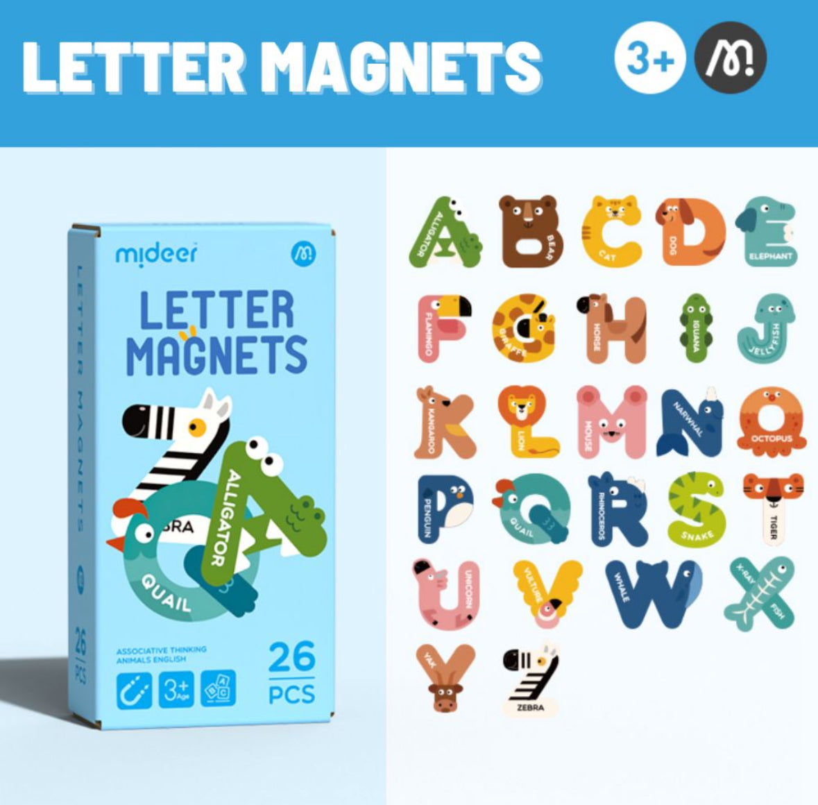 Alphabet magnets