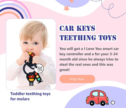 Baby teething keys