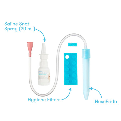 NoseFrida THE SNOTSUCKER SALINE KIT