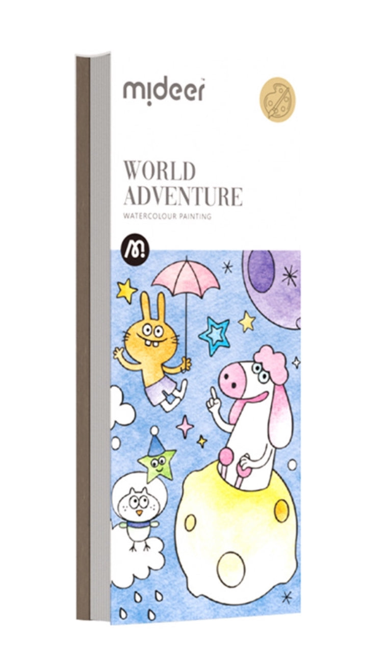 Paint with water booklet - world adventure