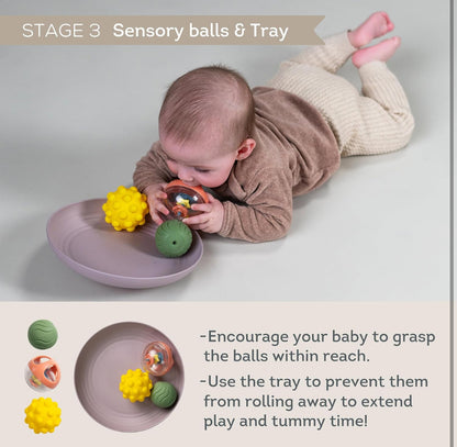 Baby tummy time kit