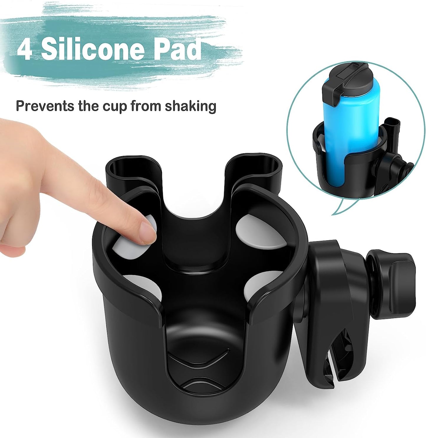 Stroller cup & phone holder