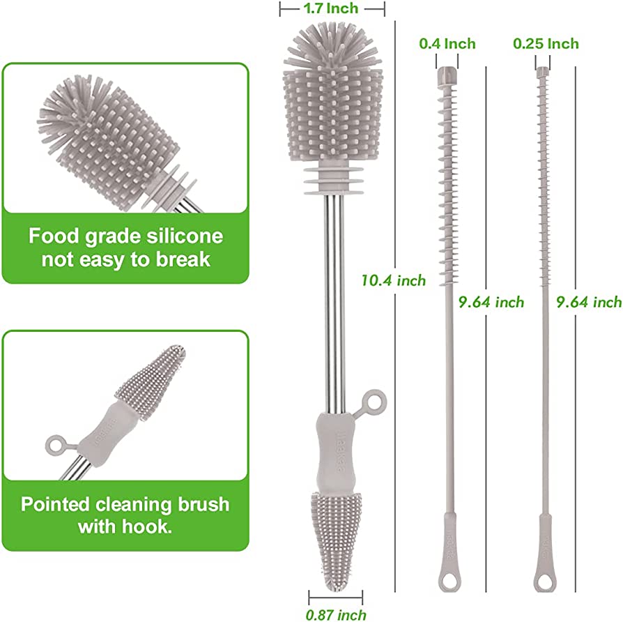 Silicone Cleaning Brush Kit