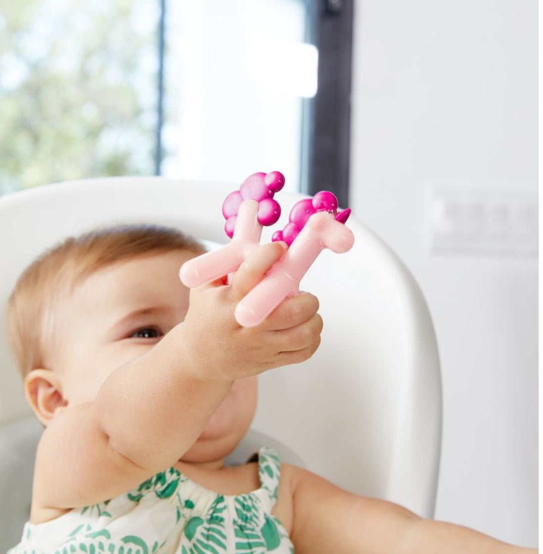 Prance unicorn silicone teether