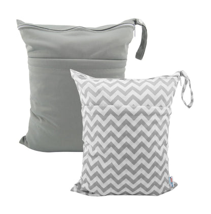 Wet/dry bags - grey (2pcs)