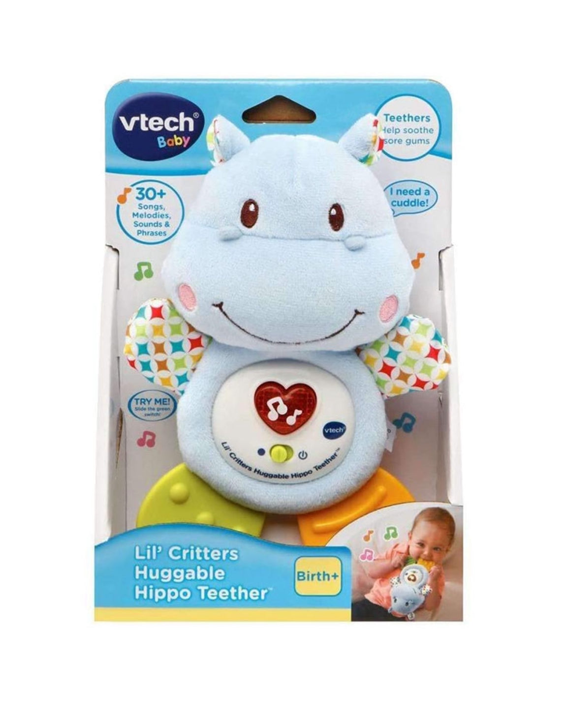 Little friendlies happy hippo teether