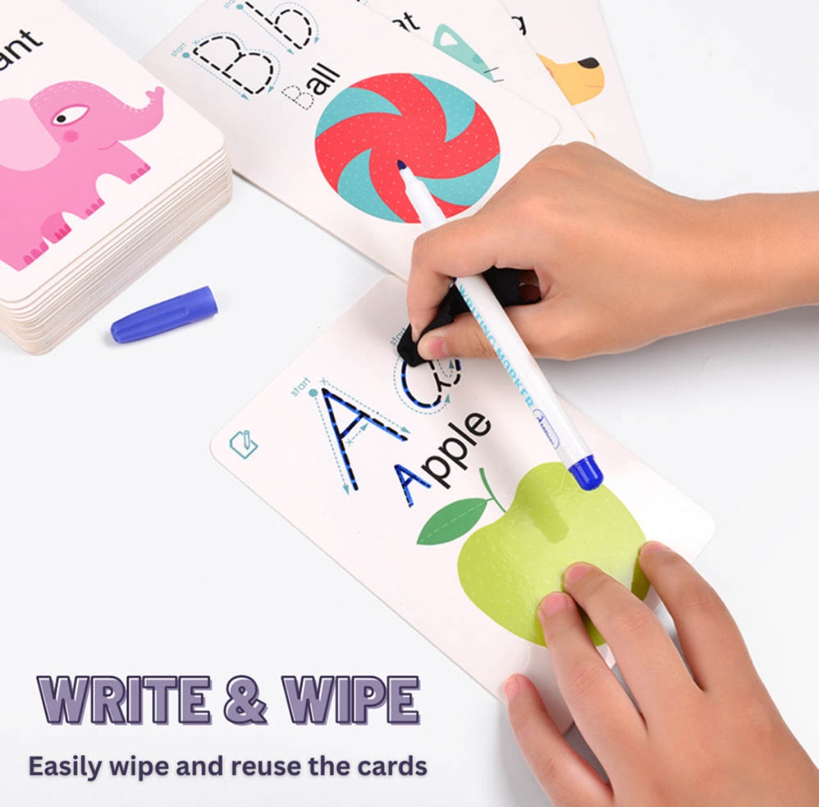 Write & wipe cards - ABC / 123