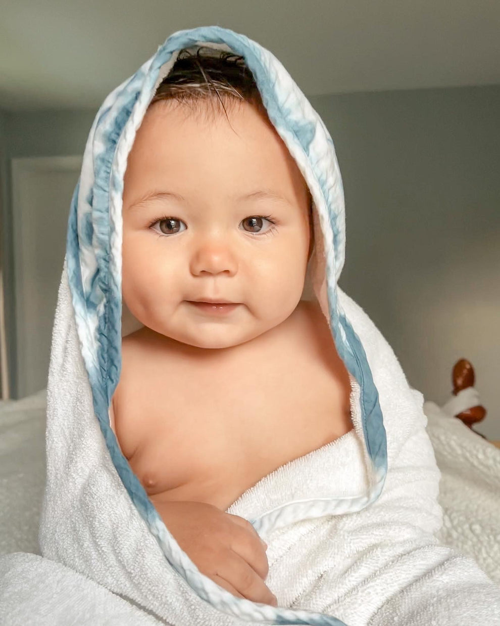 Hooded towel / caspian