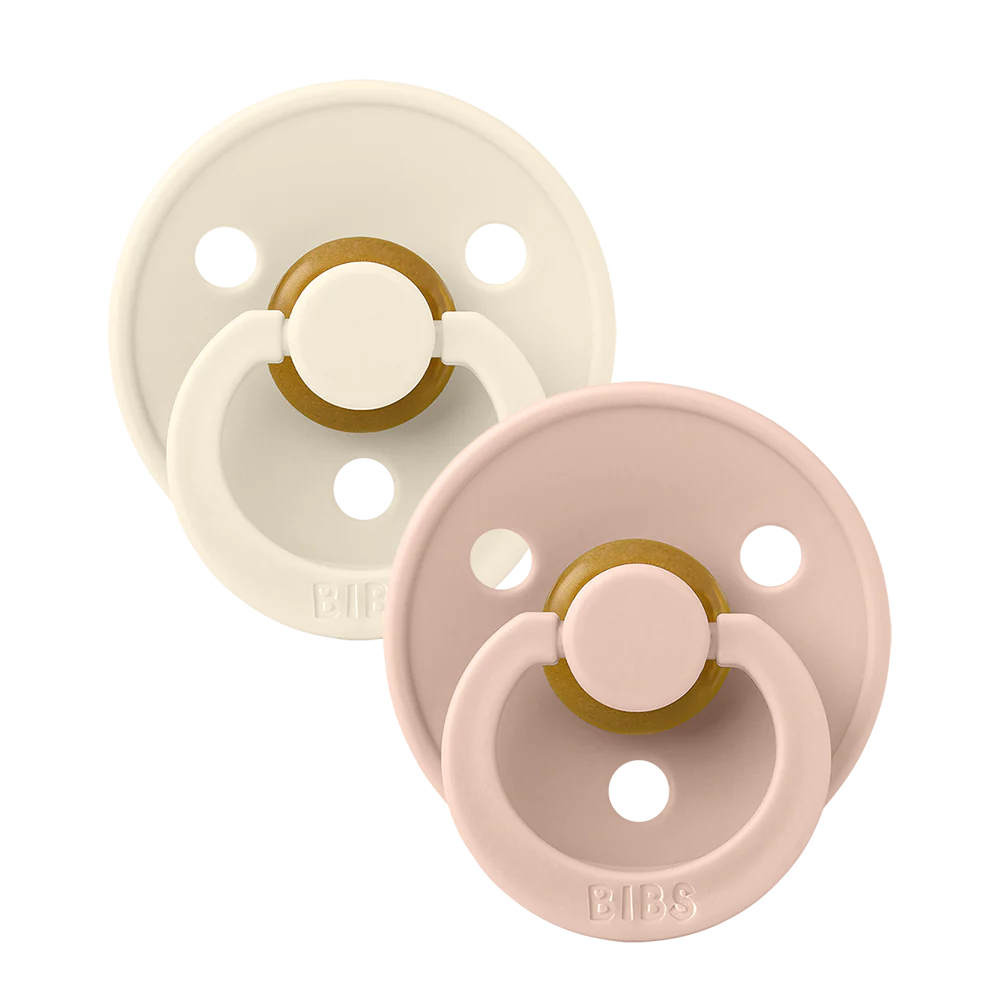 Bibs pacifier ivory/blush