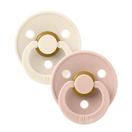 Bibs pacifier ivory/blush