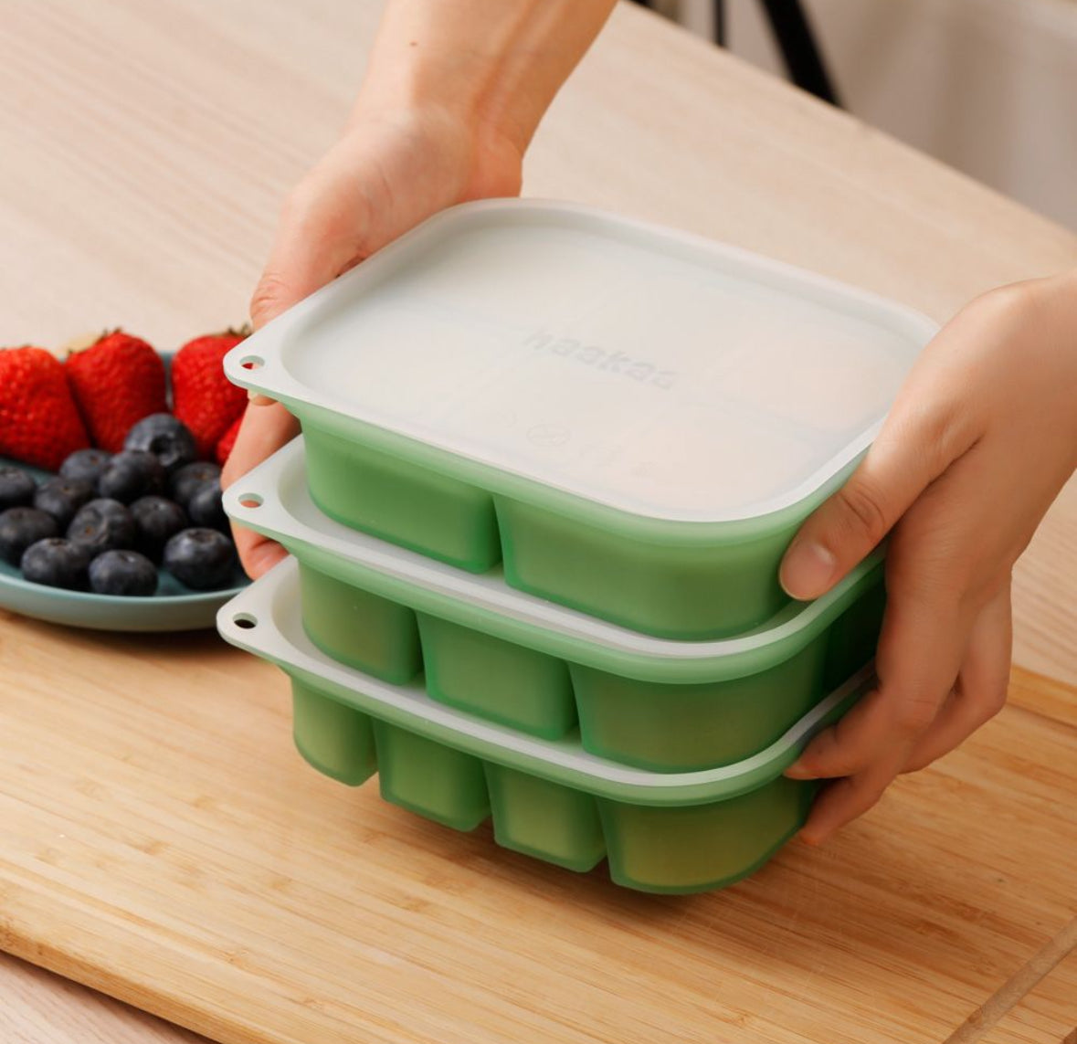 Easy-freeze 8 compartments tray