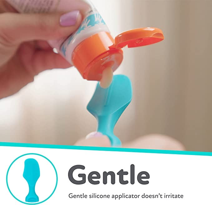 Diaper cream soft silicone brush