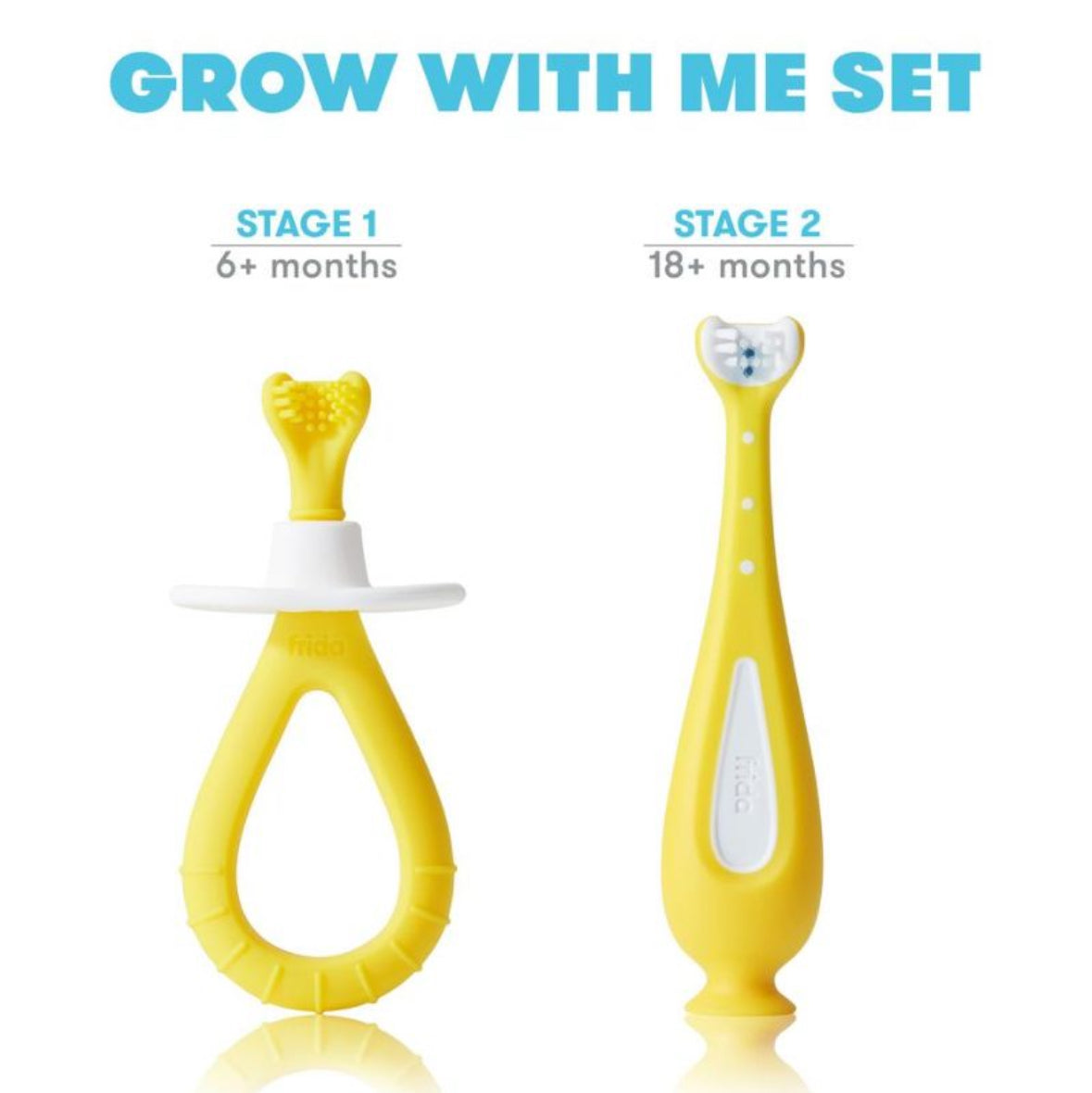 Grow with me training toothbrush set