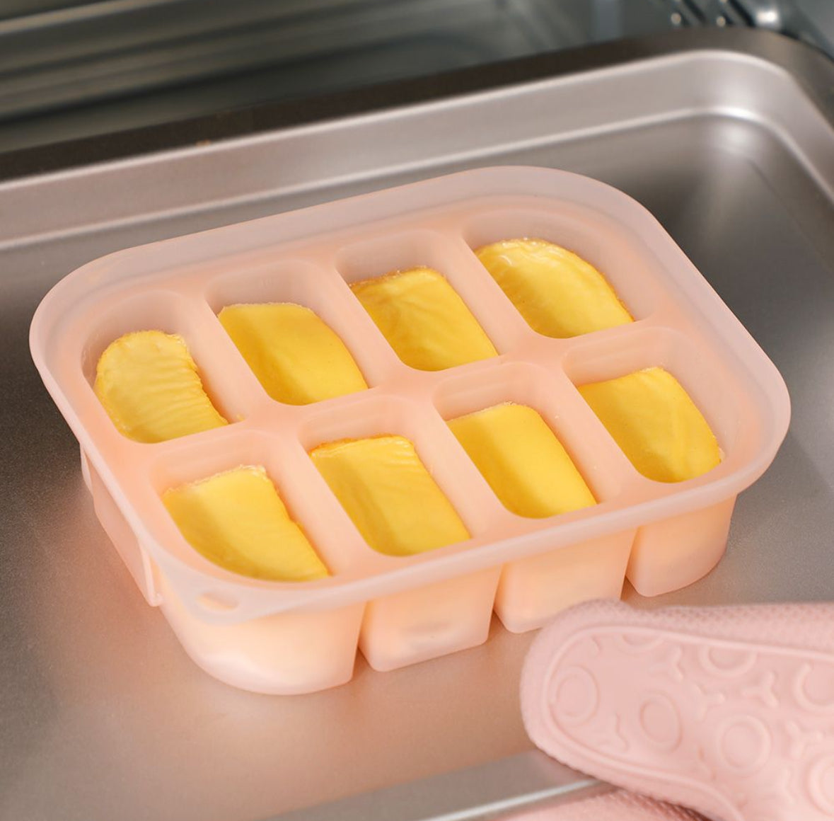 Easy-freeze 8 compartments tray