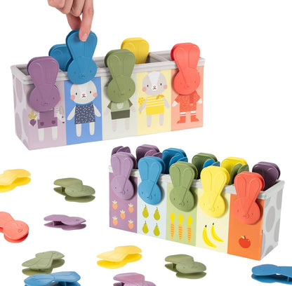 Bunny Sorting Stacking pegs