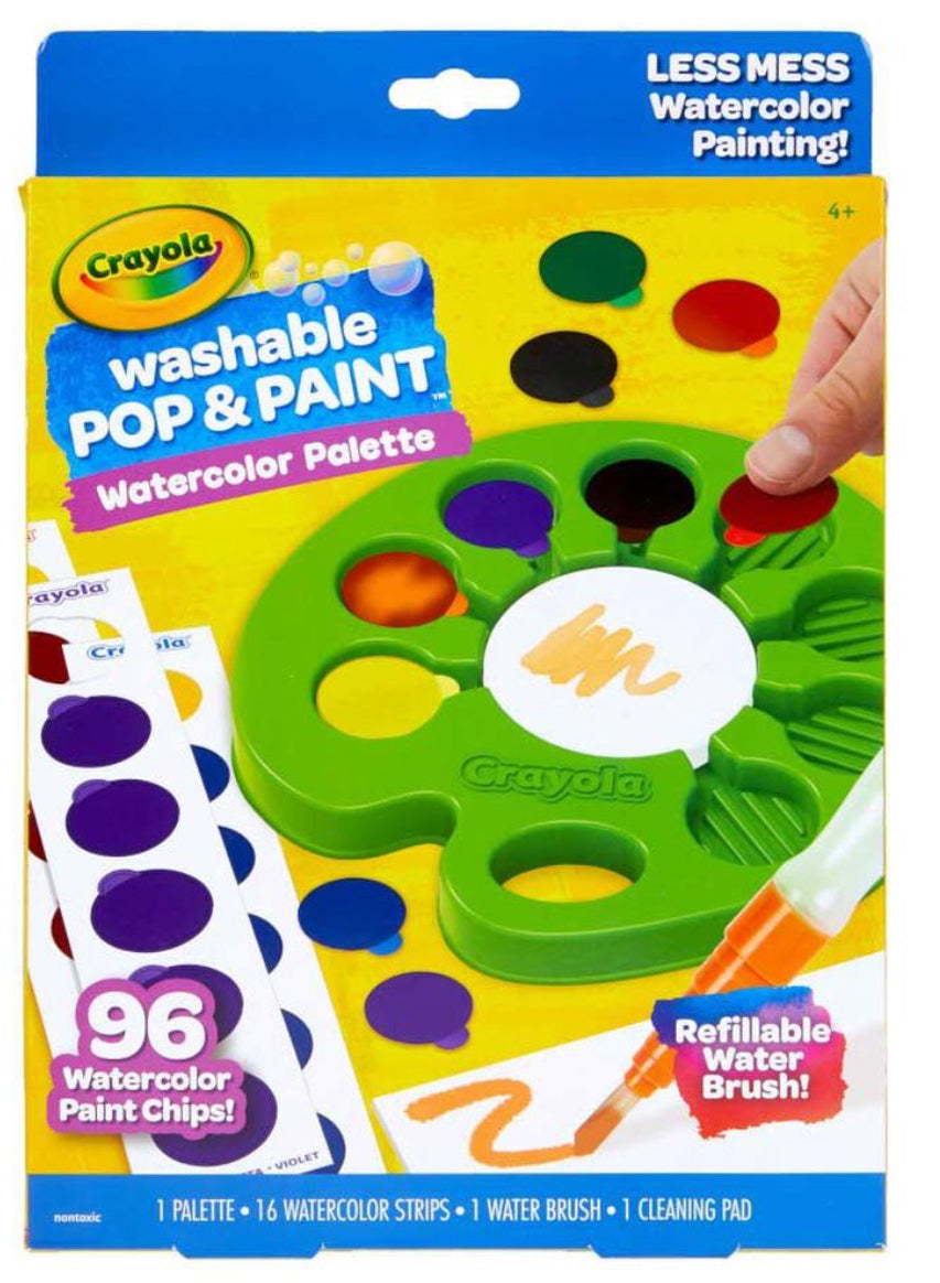 Pop & paint washable watercolor palette