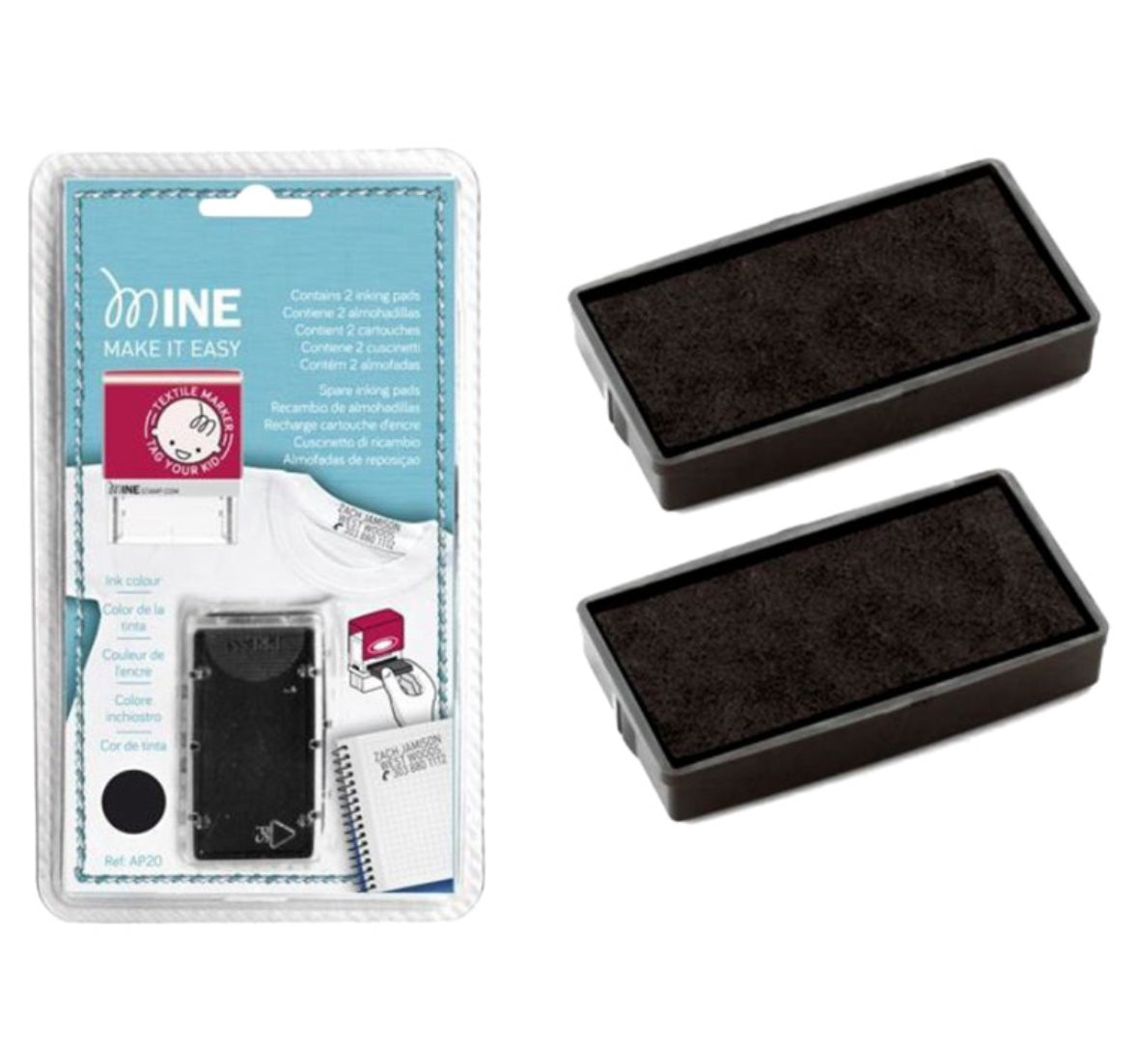 Replacement ink pads ( 2 pcs )