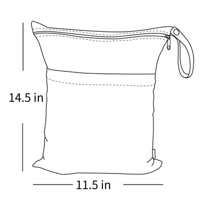 Wet/dry bags - grey (2pcs)