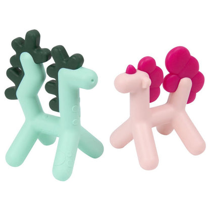 Prance unicorn silicone teether