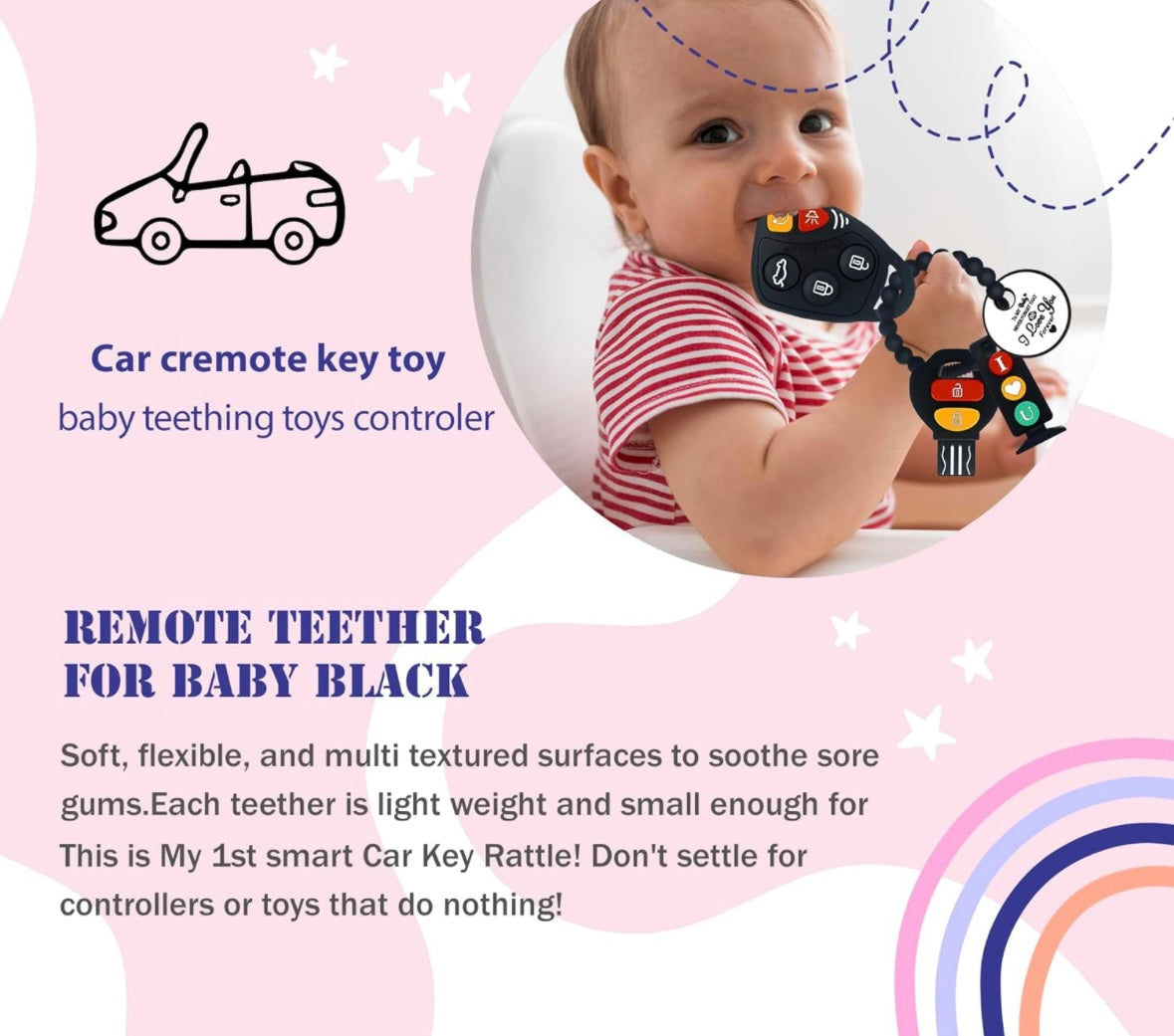 Baby teething keys