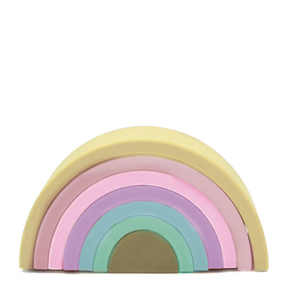 Rainbow stacker - pastel