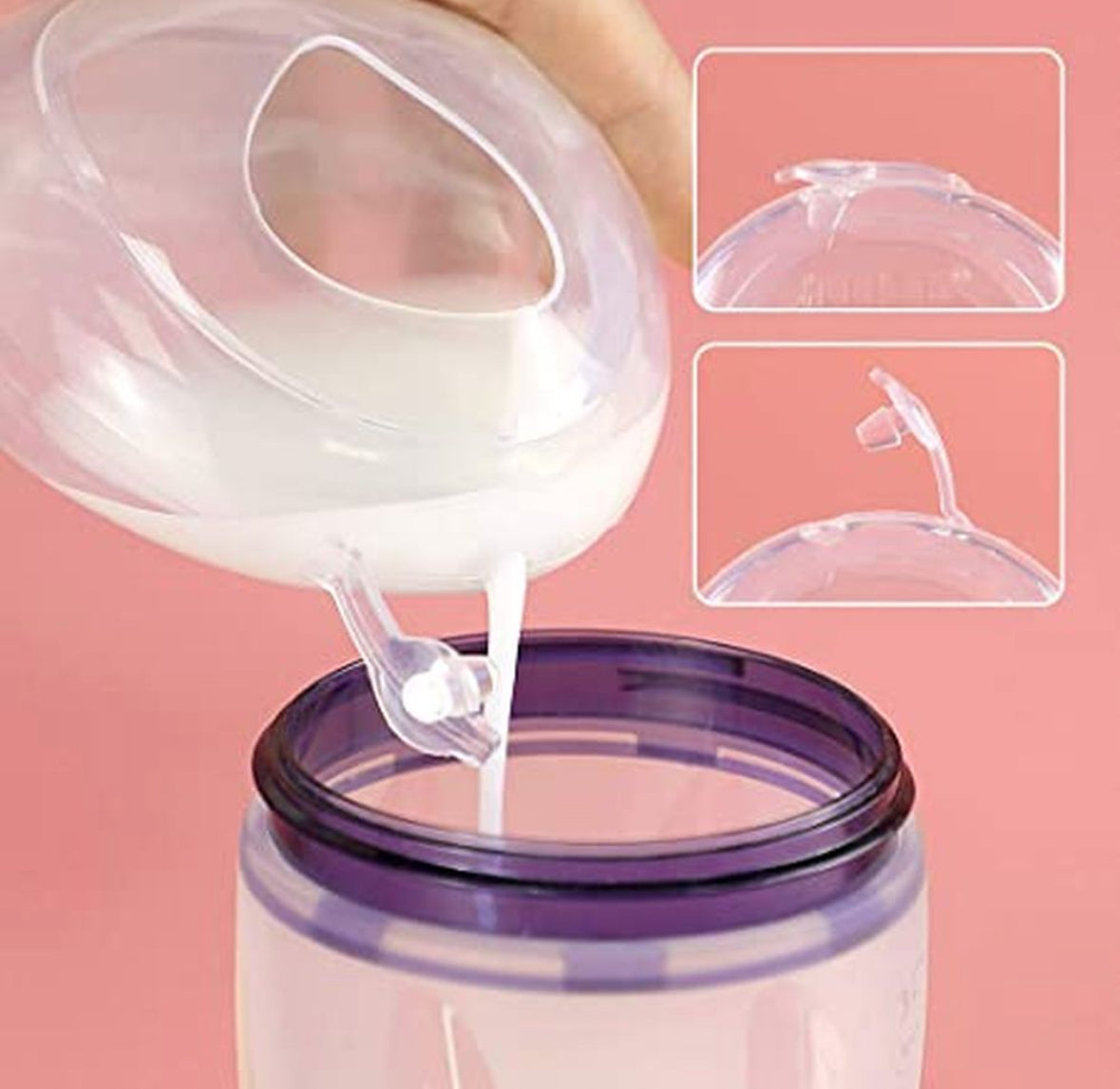 Haakaa silicone ladybug Milk collector 75ml x 2 + bag