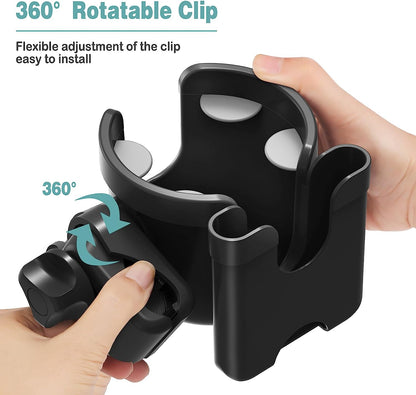 Stroller cup & phone holder