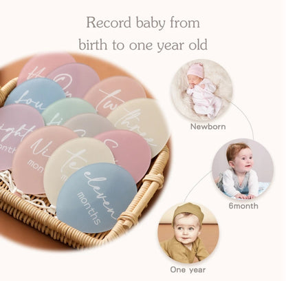 acrylic baby milestones