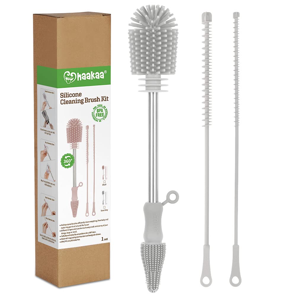 Silicone Cleaning Brush Kit