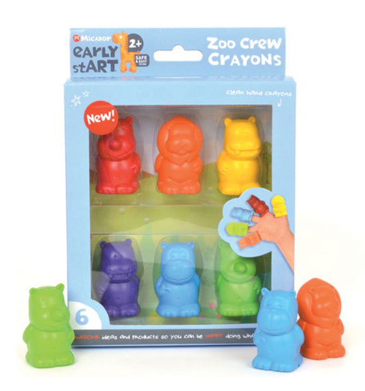 Zoo crew crayons ( 6 pc )