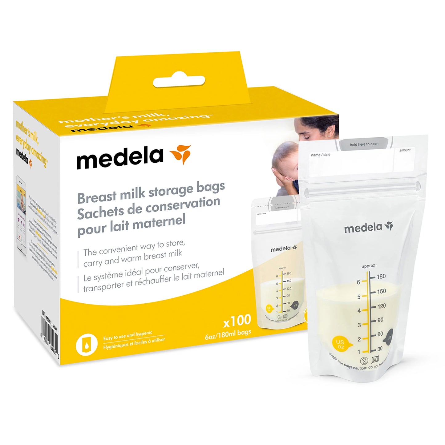 Medela Breast milk storage bags - 100 bags