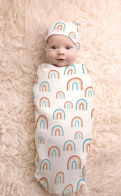 Itzy ritzy cocoon & hat swaddle set