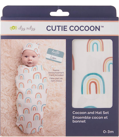 Itzy ritzy cocoon & hat swaddle set