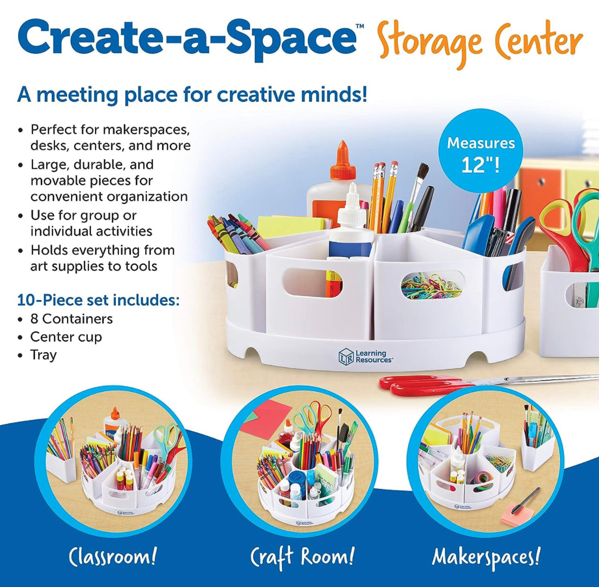 Create-a-Space Storage Center organizer